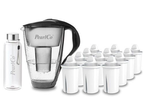 Glas wasserfilter inkl 12 - glas, inkl.